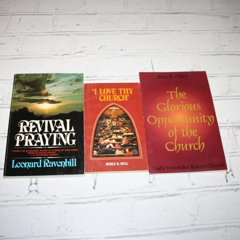 Vintage book set of Religious Books set of three (bb)